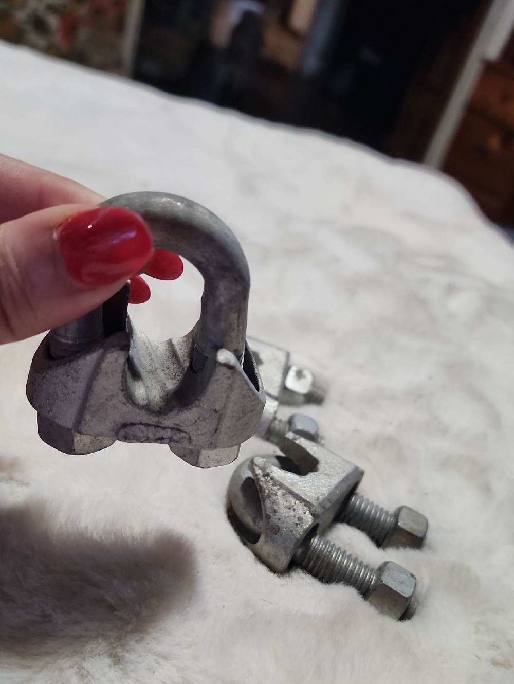 Galvanized Wire Rope U-Bolt Wire Rope Clips - Silver - Picture 4 of 5